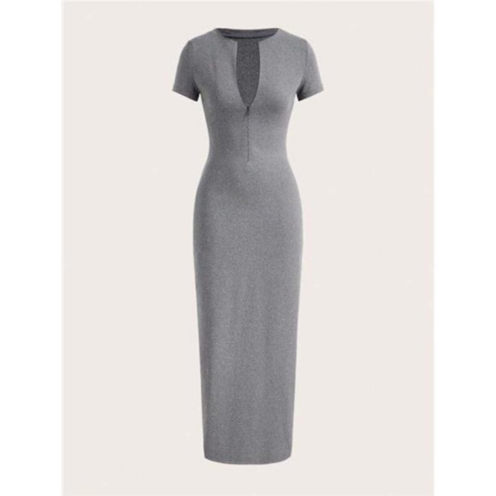 Gray maxi / midi dress